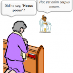Hocus Pocus or Hoc Est Corpus?