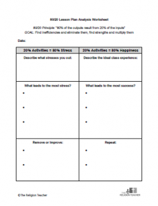 80 20 Analysis for Teachers