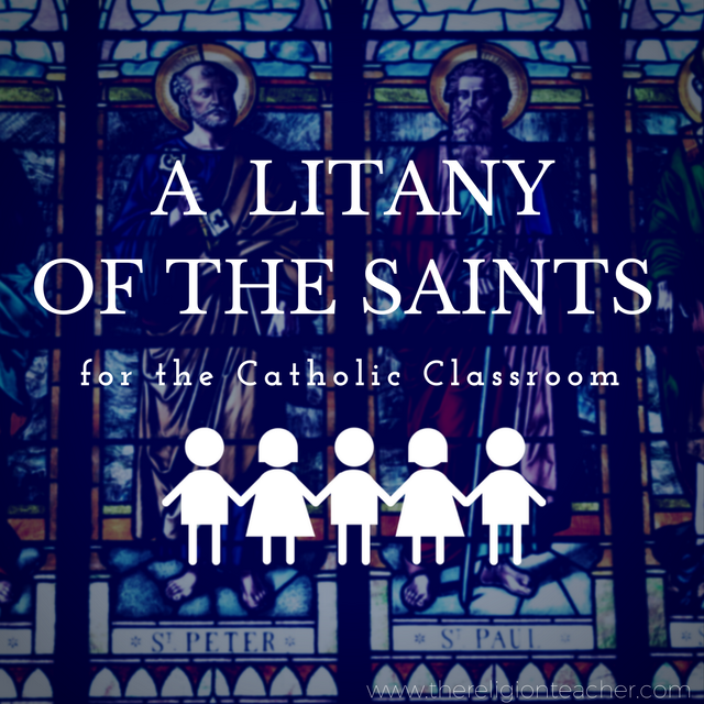 Class Litany of the Saints for Kids