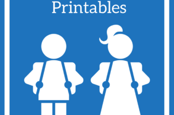 First Day of School Printables