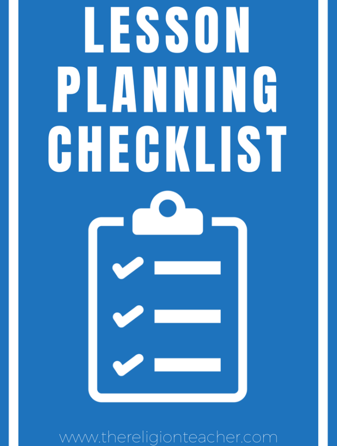 Lesson Planning Checklist