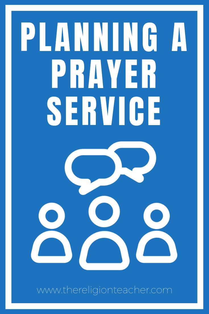 planning a catholic prayer service with a simple format and prayer service template