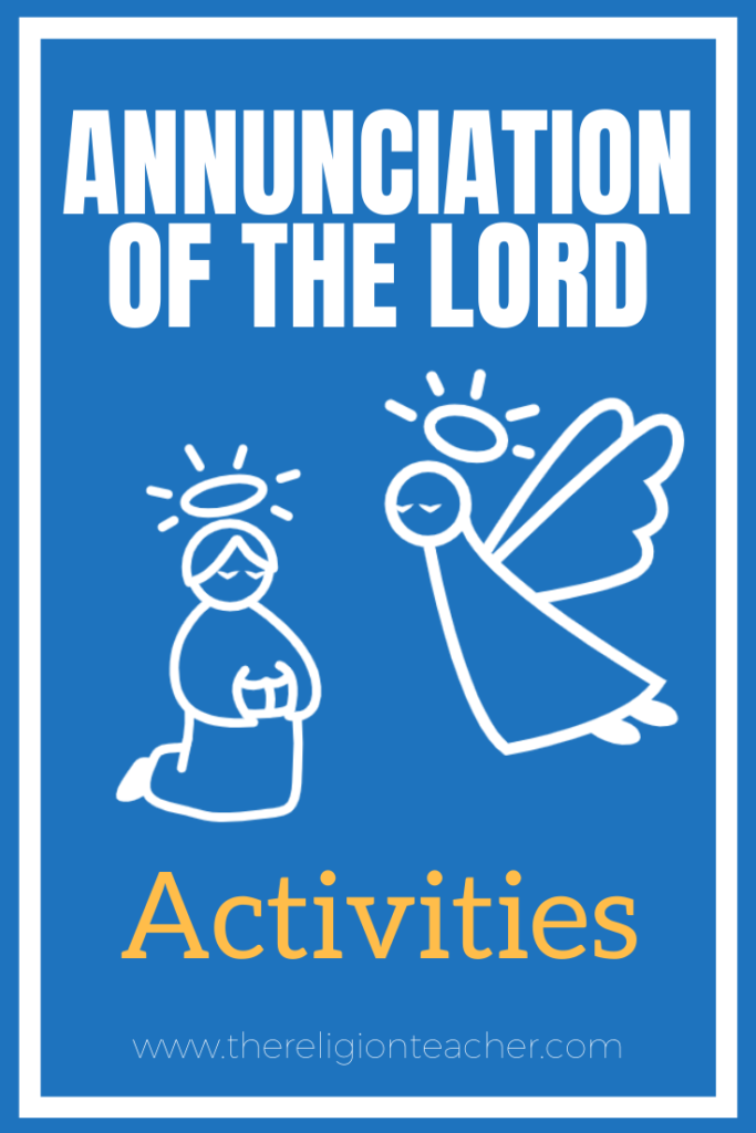 Annunciation Activities for Kids