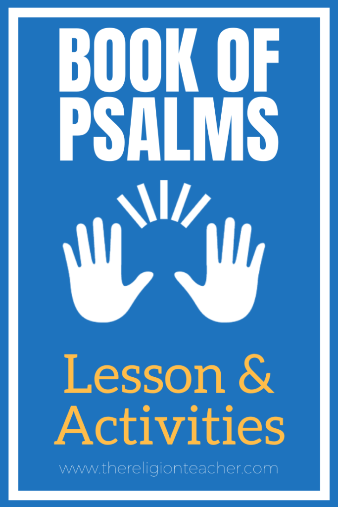 Book of Psalms Lesson Plan and Activities