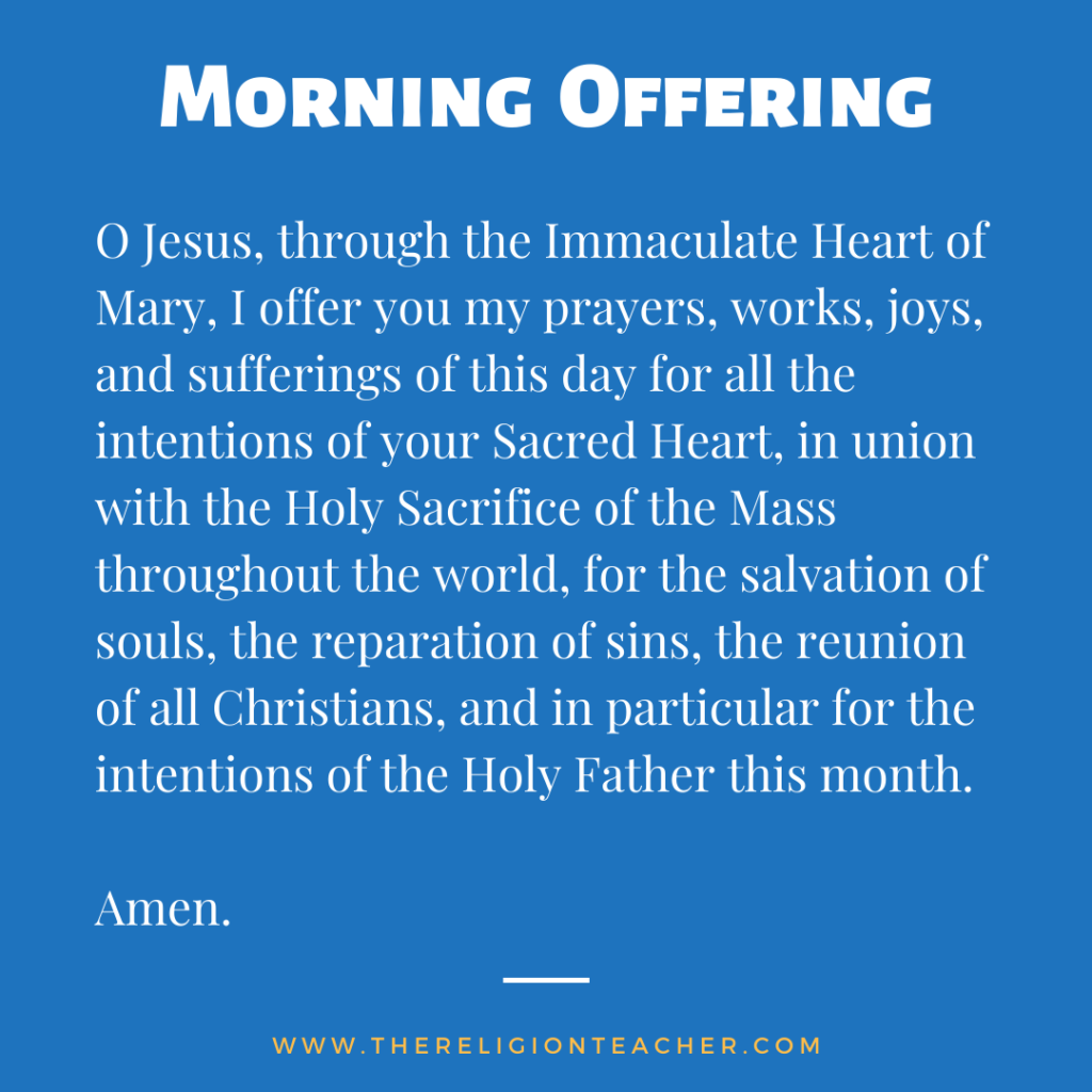 Morning Offering Prayer