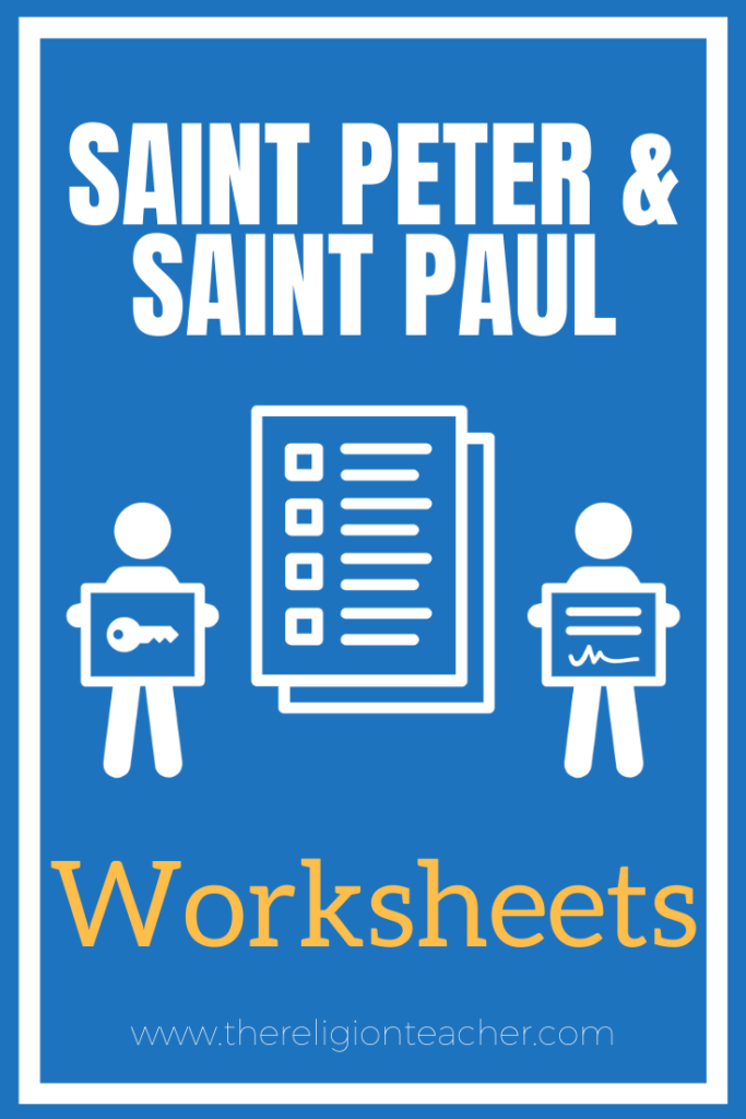 Saints Peter and Paul Worksheets