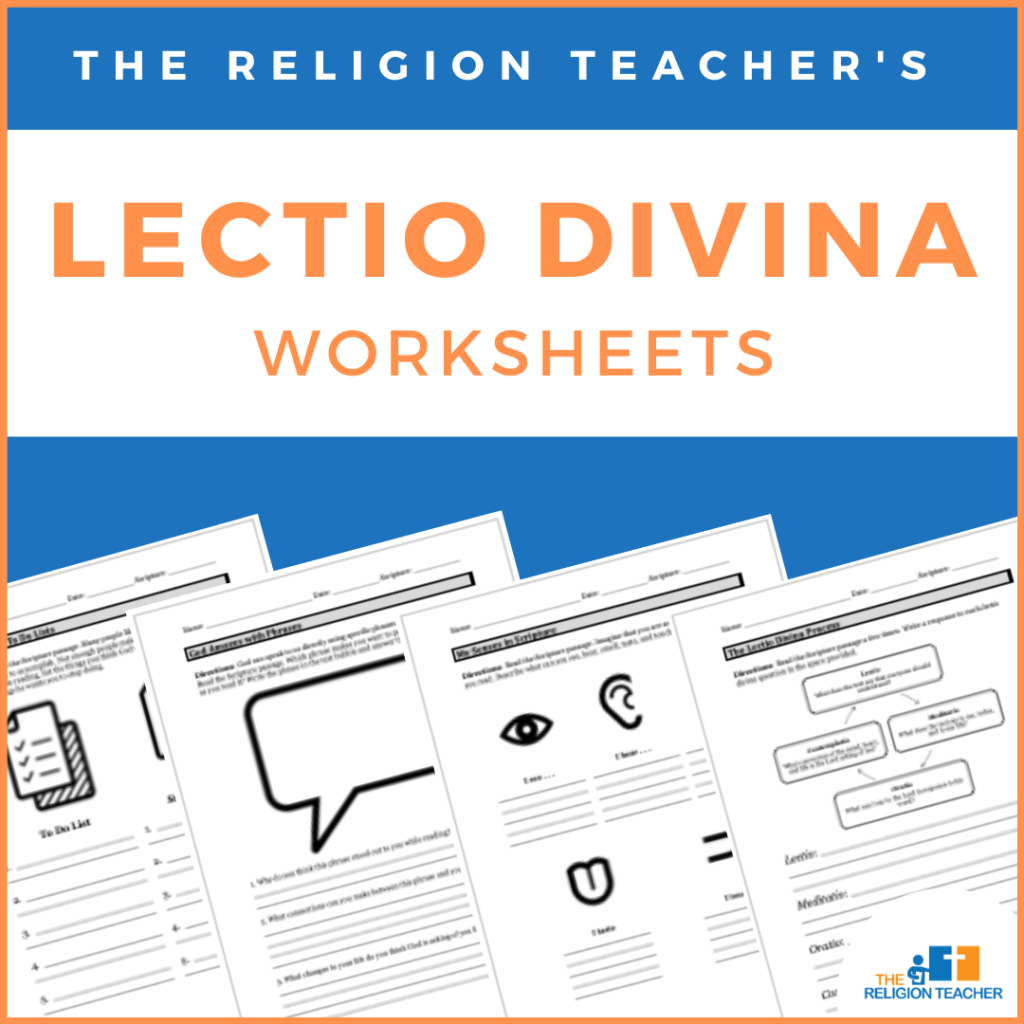 Lectio Divina Worksheets