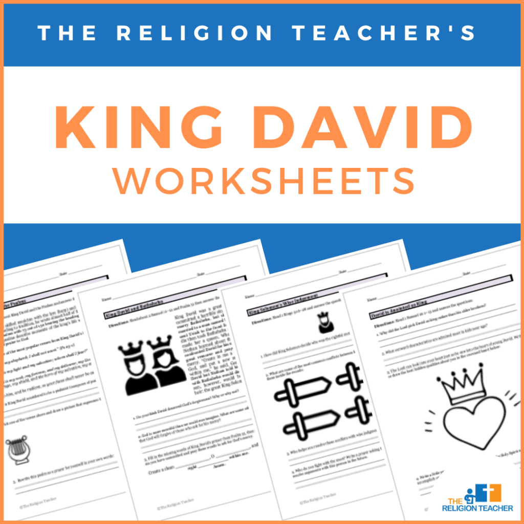King David Worksheet Collection
