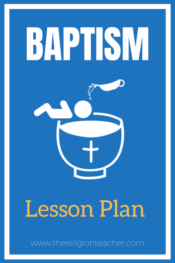 Baptism Lesson Plan